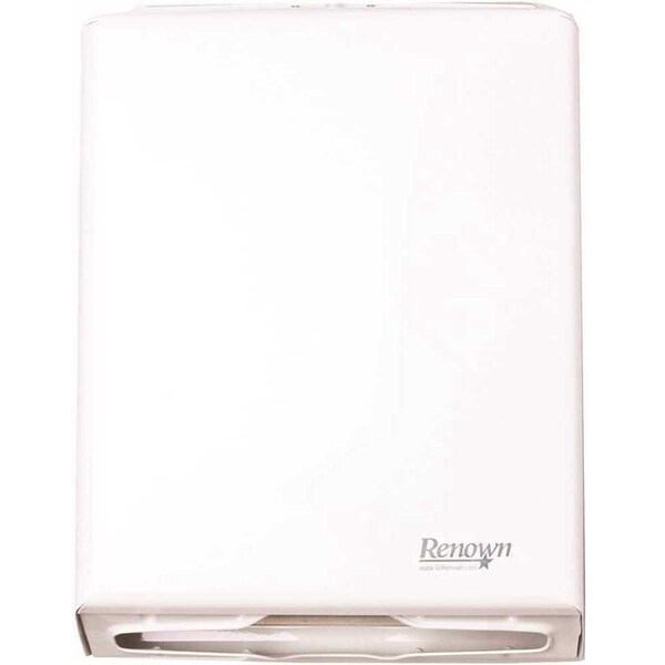 Renown ClearVu MultiFold / CFold Metal White Paper Towel Dispenser
